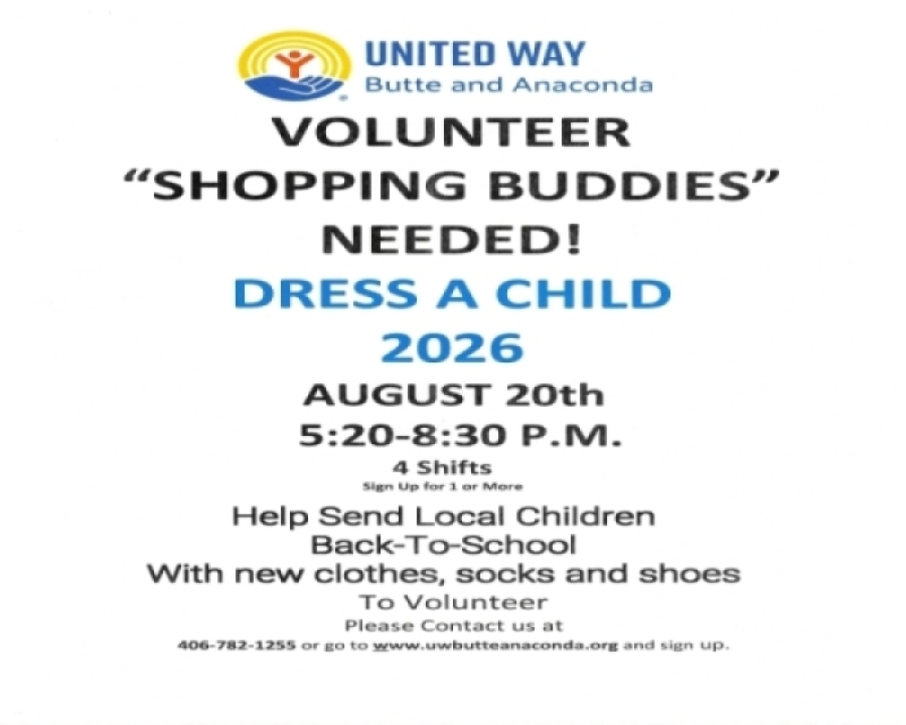 Volunteer "Shopping Buddies" Needed!!